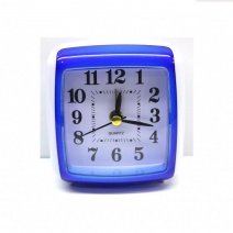 Кварцевый будильник 791 (Blue)(007397), 8*8.5*4 см.