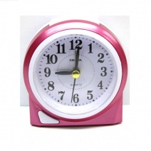 Кварцовий будильник 790 (Pink)(007372), 8 * 8.5 * 3.5 см.