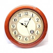 Настенные часы Rikon RK28 (Ivory wood gold) (007938), d-40 см.