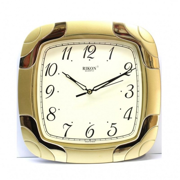 Купить Настенные часы Rikon RK-8751 (Golden) (007081), d-26 см.