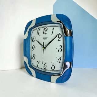 Купить Настенные часы Rikon RK-8751 (Blue) (007079), d-26 см.