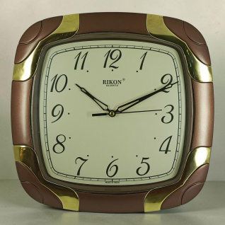 Настенные часы Rikon RK-8751 (Brown) (007077), d-26 см.