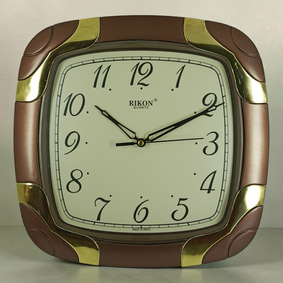 Купить Настенные часы Rikon RK-8751 (Brown) (007077), d-26 см.