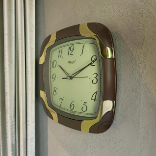 Купить Настенные часы Rikon RK-8751 (Brown) (007077), d-26 см.