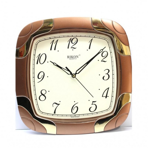 Купить Настенные часы Rikon RK-8751 (Brown) (007077), d-26 см.