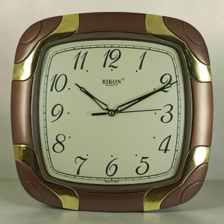 Настенные часы Rikon RK-8751 (Brown) (007077), d-26 см.