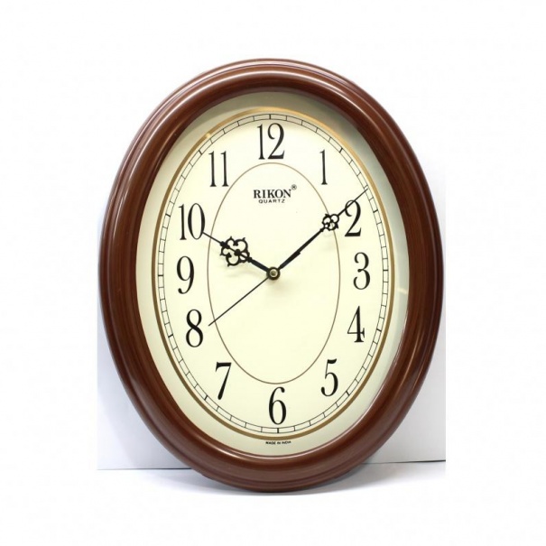 Купить Настенные часы Rikon RK-8651 (R.Brown ivory) (007050), d-34*27 см.