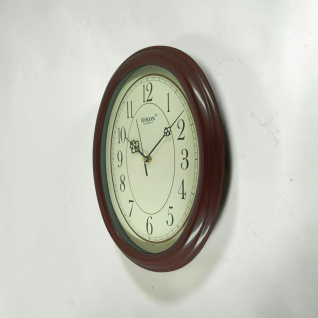 Купить Настенные часы Rikon RK-8651 (Brown ivory) (007049), d-34*27 см.