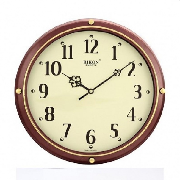 Купить Настенные часы Rikon RK-9451 (Brown)(007154), d-28 см.