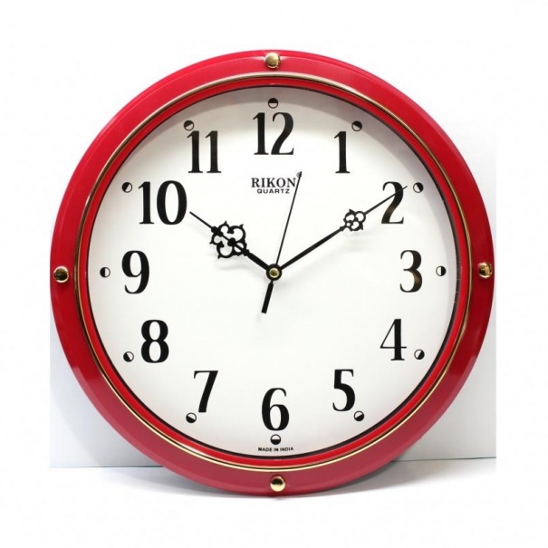 Купить Настенные часы Rikon RK-9451 (Red)(007156), d-28 см.
