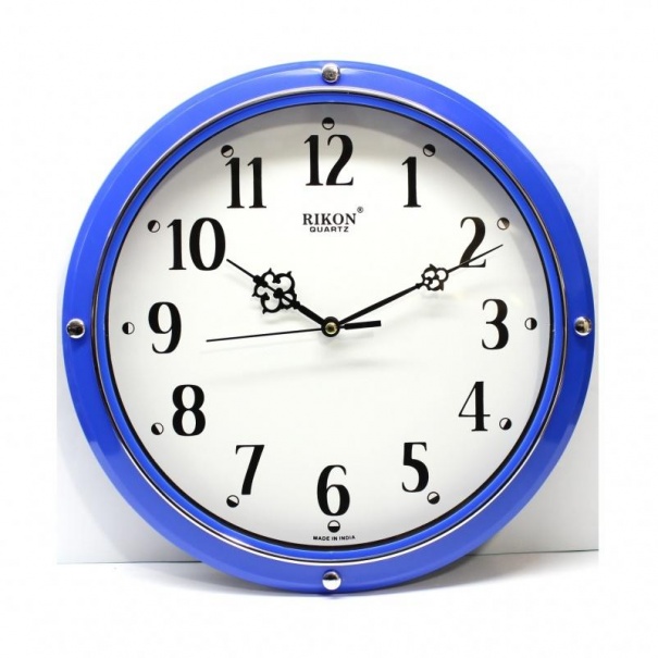 Купить Настенные часы Rikon RK-9451 (Blue)(007155), d-28 см.