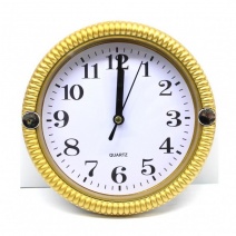 Настінний годинник 533 (Gold) (006641), d-17 см.