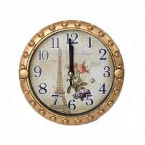 Настенные часы 534 (Gold) (006640), d-17 см.