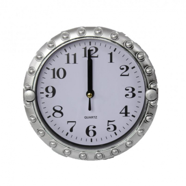Купить Настенные часы 534 (Silver) (004927), d-17 см.