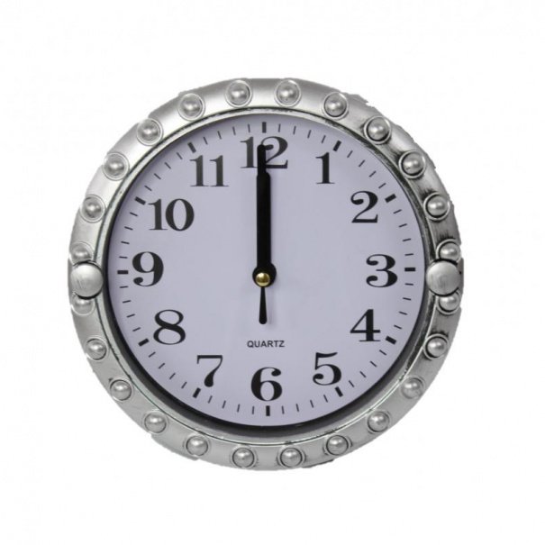 Купить Настінний годинник 534 (Silver) (004927), d-17 см.