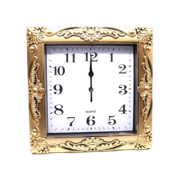 Купить Настенные часы 516 (Gold) (42820), 26*26 см.