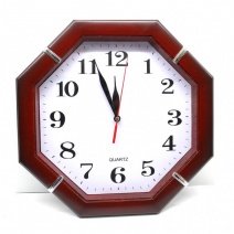 Настенные часы 1102 (Maroon) (006666), 29*29 см.