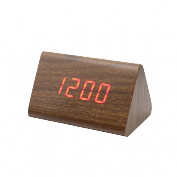 Купить * Електронний будильник від мережі або батарейок VST-864-1 (Brown Red)(007338)
