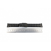 Купить Браслет для часов Premium-03 (Black 24 mm)(008937)
