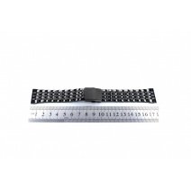 Купить Браслет для часов  Lux-06(Black 24mm)(008961)