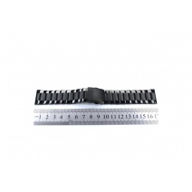 Купить Браслет для часов Lux-13(Black 24mm)(008962)