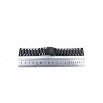 Купить Браслет для годинника Lux-13(Black 24mm)(008962)