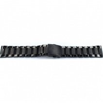Браслет для часов Lux-13-1(Black 24mm)(008963)