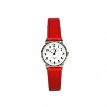 Женские часы Perfect-043 d-26 (Silver White Red)(006990)