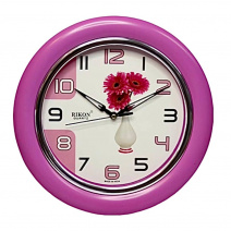 Настінний годинник Rikon RK-7951 (Pink) (007007), d-27 см.