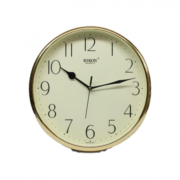 Купить Настенные часы Rikon RK-2651 (Golden) (007011), d-28 см.