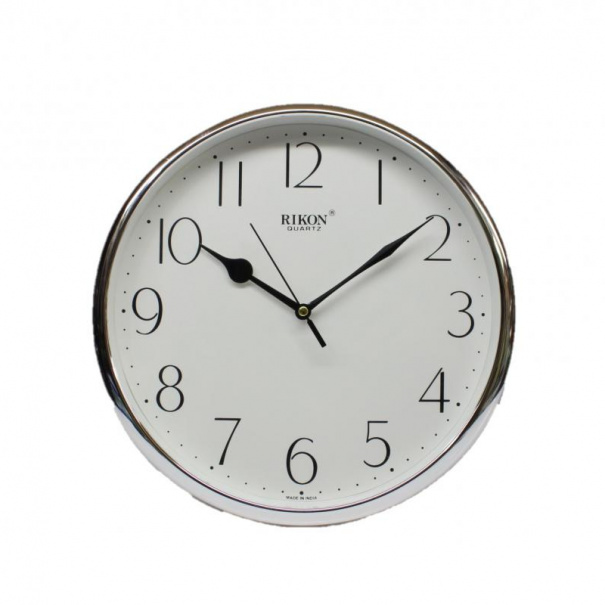 Купить Настенные часы Rikon RK-2651 (Silver) (007012), d-28 см.