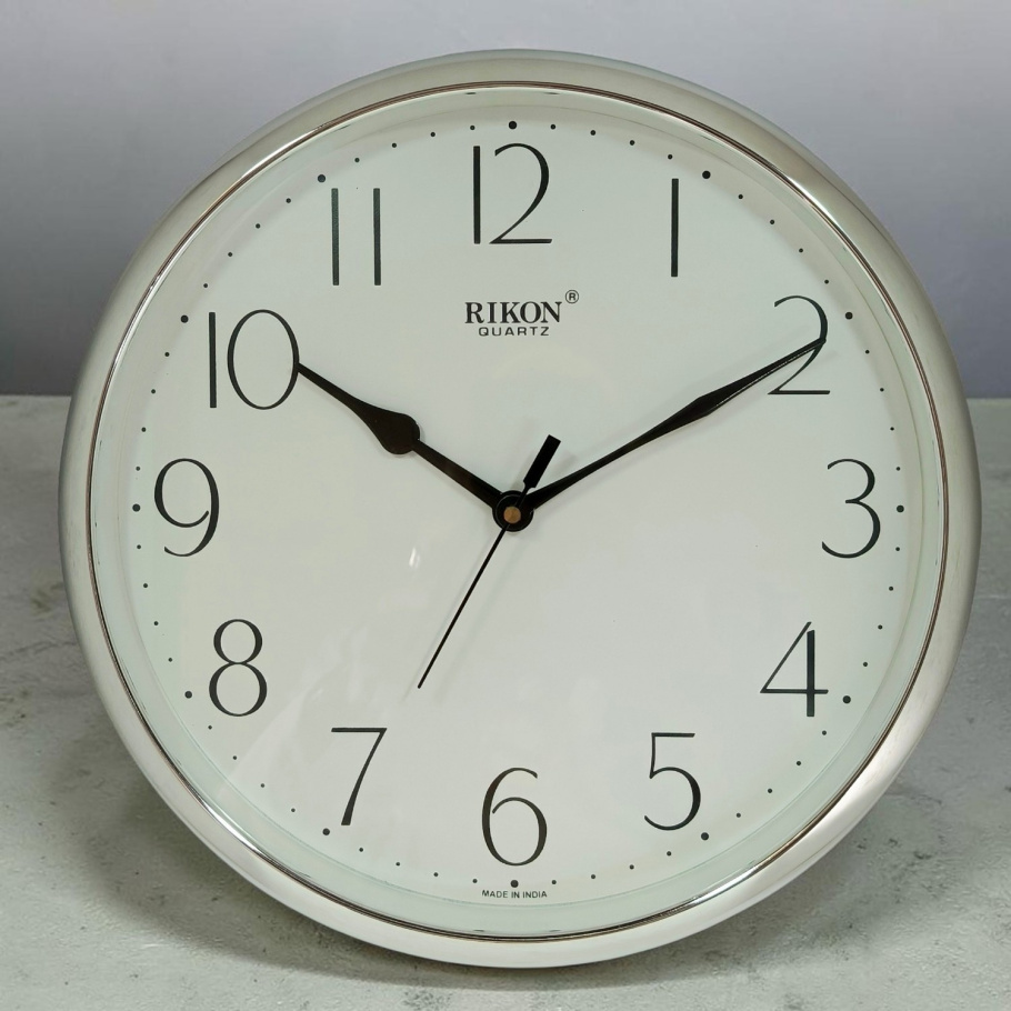 Купить Настенные часы Rikon RK-2651 (Silver) (007012), d-28 см.