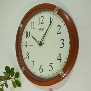 Купить Настінний годинник Rikon RK-521 d-27.5см (007024)(T.Wood Ivory)