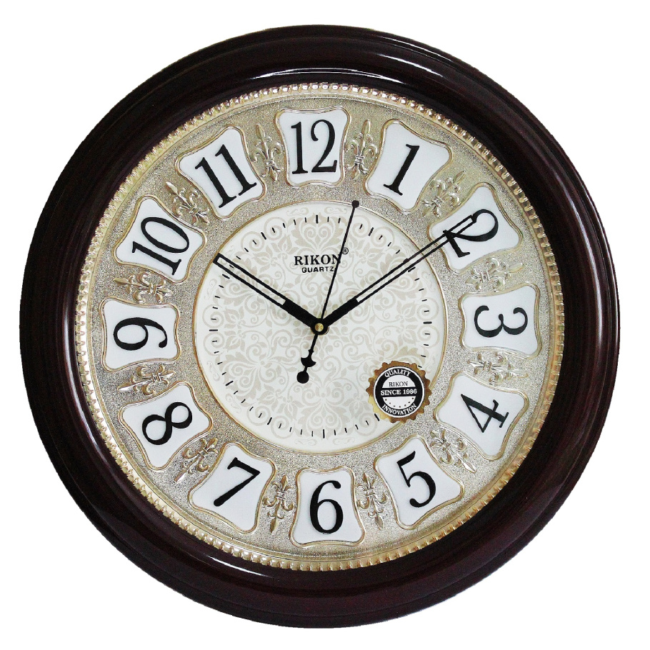Купить Настенные часы Rikon RK-35(BrownGold Off White)(007032), d-35