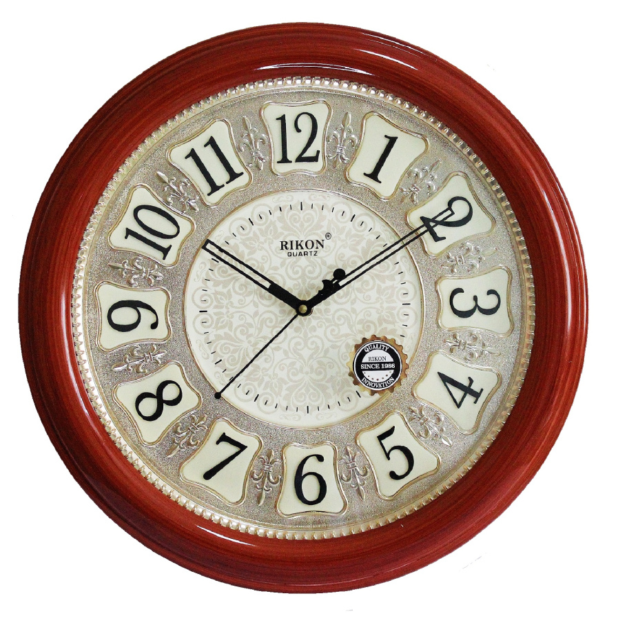 Купить Настенные часы Rikon RK-35 (WoodGold Ivory) (007035), d-35 см.