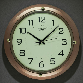 Настенные часы Rikon RK-407 (Brown) (007067), d-27 см.