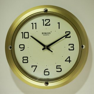Настенные часы Rikon RK-407 (Golden) (007069), d-27 см.