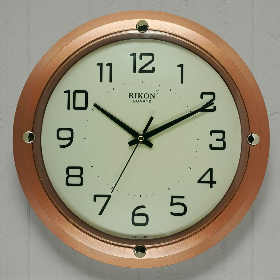 Купить Настенные часы Rikon RK-407 (Copper) (007068), d-27 см.