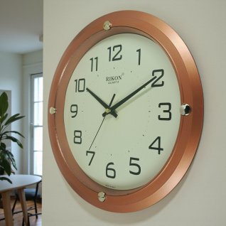 Купить Настенные часы Rikon RK-407 (Copper) (007068), d-27 см.
