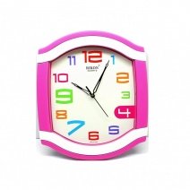 Настенные часы Rikon RK-5051 (Pink PIC-D) (007063), 27x32 см.
