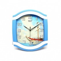 Настенные часы Rikon RK-5051 (P Blue PIC-E) (007065), 27x32 см.