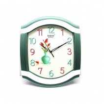 Настенные часы Rikon RK-5051(Aqua Green PIC-C)(007066), 27x32 см.