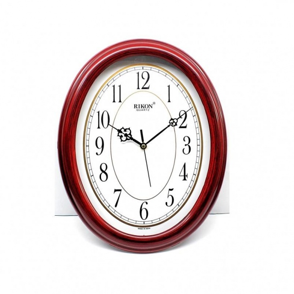 Купить Настенные часы Rikon RK-8651(Maroon Milk White)(007051), 27x34 см.