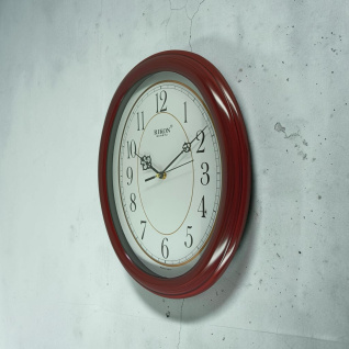 Купить Настенные часы Rikon RK-8651 (Maroon White) (007051), 27x34 см.