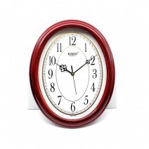 Настенные часы Rikon RK-8651(Maroon Milk White)(007051), 27x34 см.