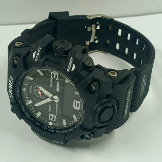 Купить Электронные часы Skmei 1586 (Black Black Black) (007112)