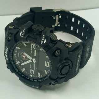 Купить Электронные часы Skmei 1586 (Black Black Black) (007112)