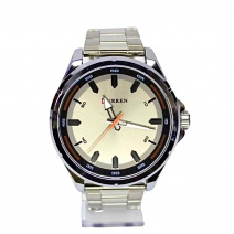 * Чоловічі годинники на браслеті M8320 (Silver-Silver-Silver) (007131), точний хід.