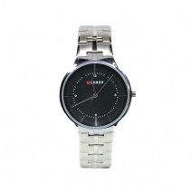 * Чоловічі годинники на браслеті M8321 (Silver-Black-Silver) (007133), точний хід.