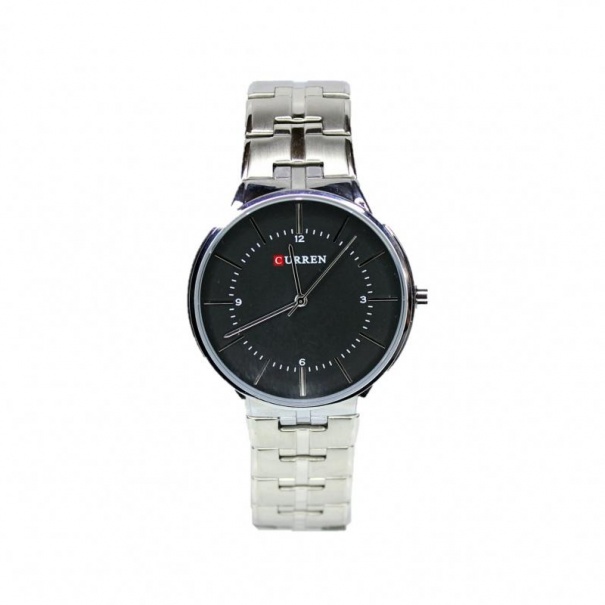Купить Мужские часы на браслете M8321 (Silver-Black-Silver)(007133), точный ход.